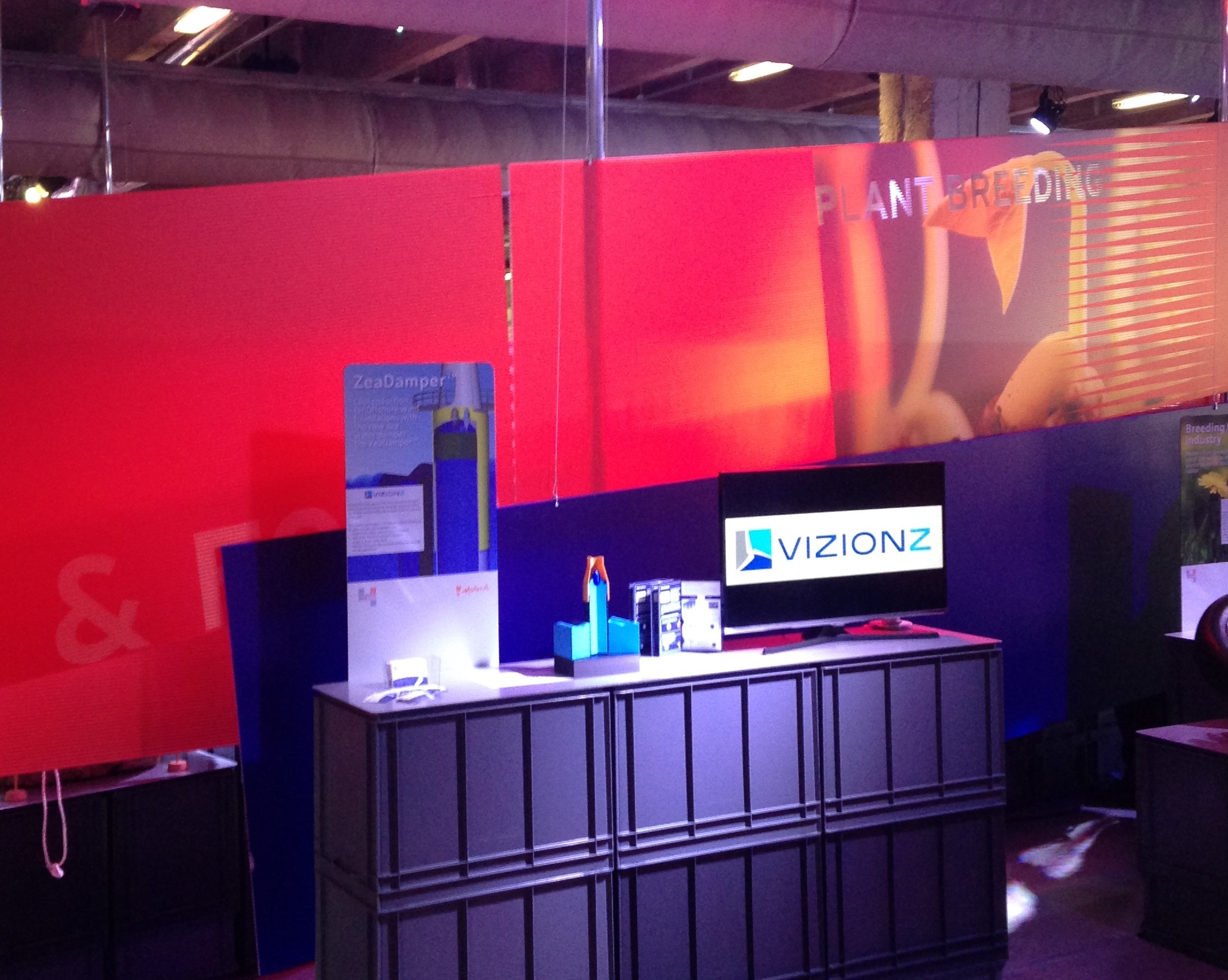 VizionZ Engineering Trade Mission France Expo Stand