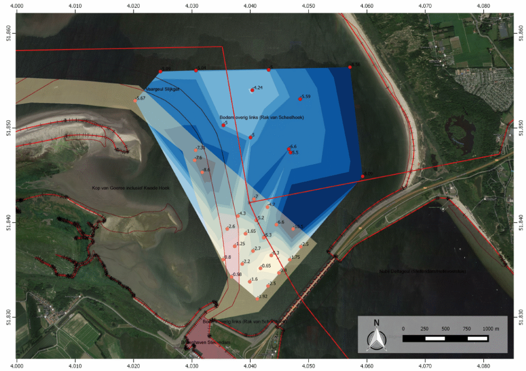 GIS Multi-Layer Map generated with GPS and survey data