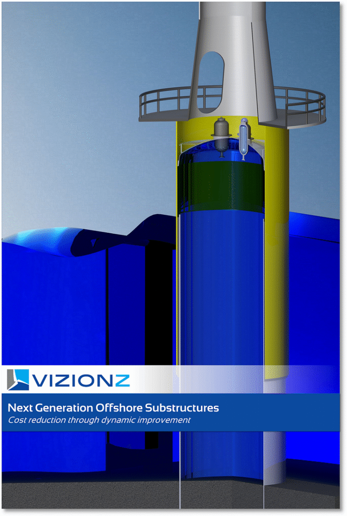 VizionZ Engineering ZeaDamper equipment for offshore wind monopile foundation